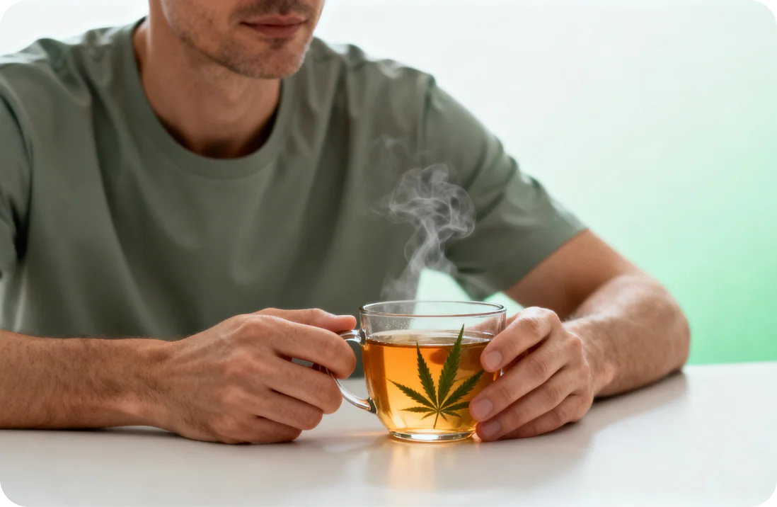 Cannabis Tee: Alles über Vorteile, Zubereitung, Effekte und Legalität