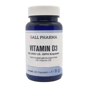 GALL PHARMA Vitamin D3 20.000 I.E. GPH Kapseln von Gall Pharma GmbH in Judenburg (Steiermark)
