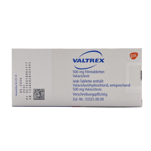 Valtrex 500 mg von Glaxo Wellcome SA, Aranda de Duero (Burgos), Spanien