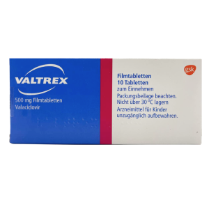 Valtrex 500 mg von Glaxo Wellcome SA, Aranda de Duero (Burgos), Spanien
