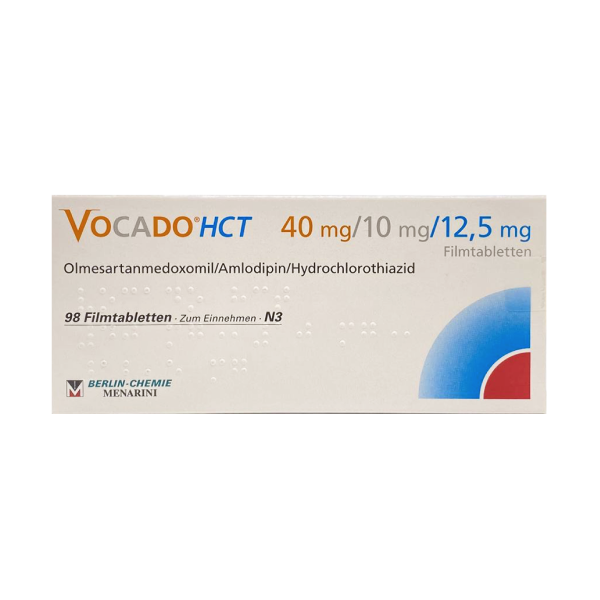 Vocado®HCT 40 mg/10 mg/12,5 mg Berlin-Chemie AG, Berlin
