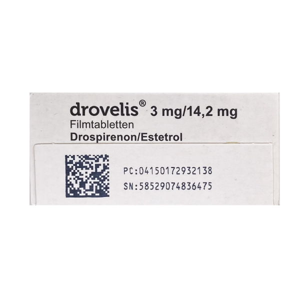 Drovelis® 3 mg/14,2 mg back