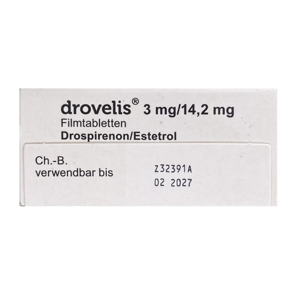Drovelis® 3 mg/14,2 mg back