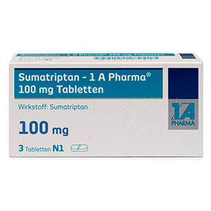 Sumariptan-1A-Pharma-100mg-packung-vorderansicht foto
