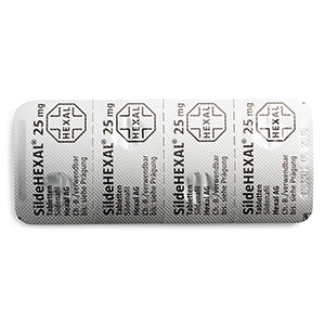 SildeHEXAL-25mg-blisterstreifen