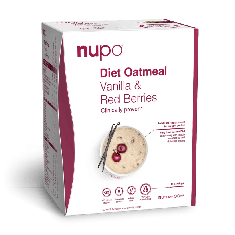 Diet Oatmeal Vanilla Red Berry