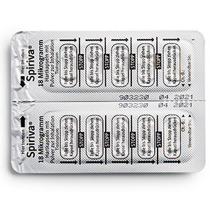 Spiriva 18mcg kombinationspackung blisterstreifen hinteransicht
