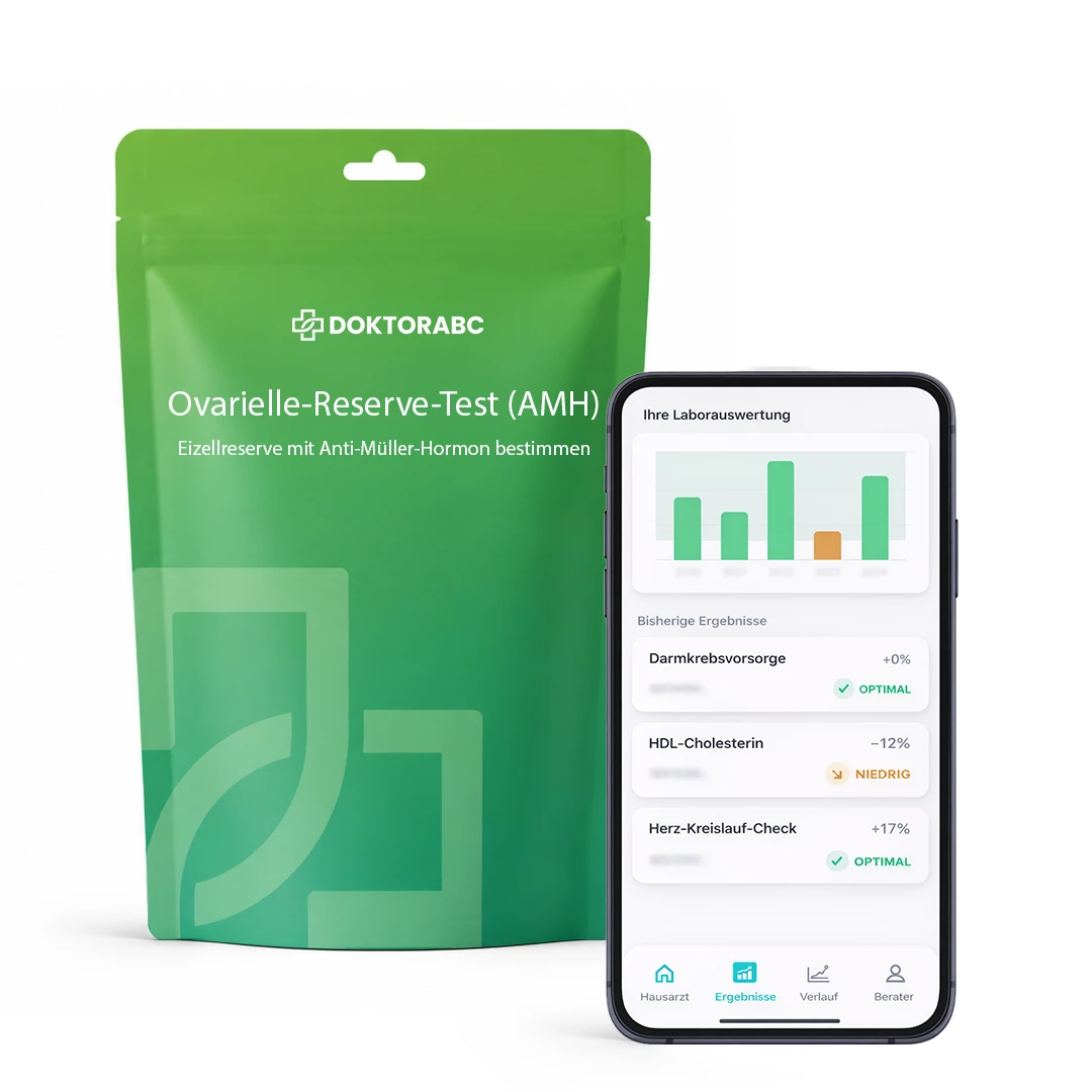 Ovarielle-Reserve-Test (AMH) Labortest für Zuhause