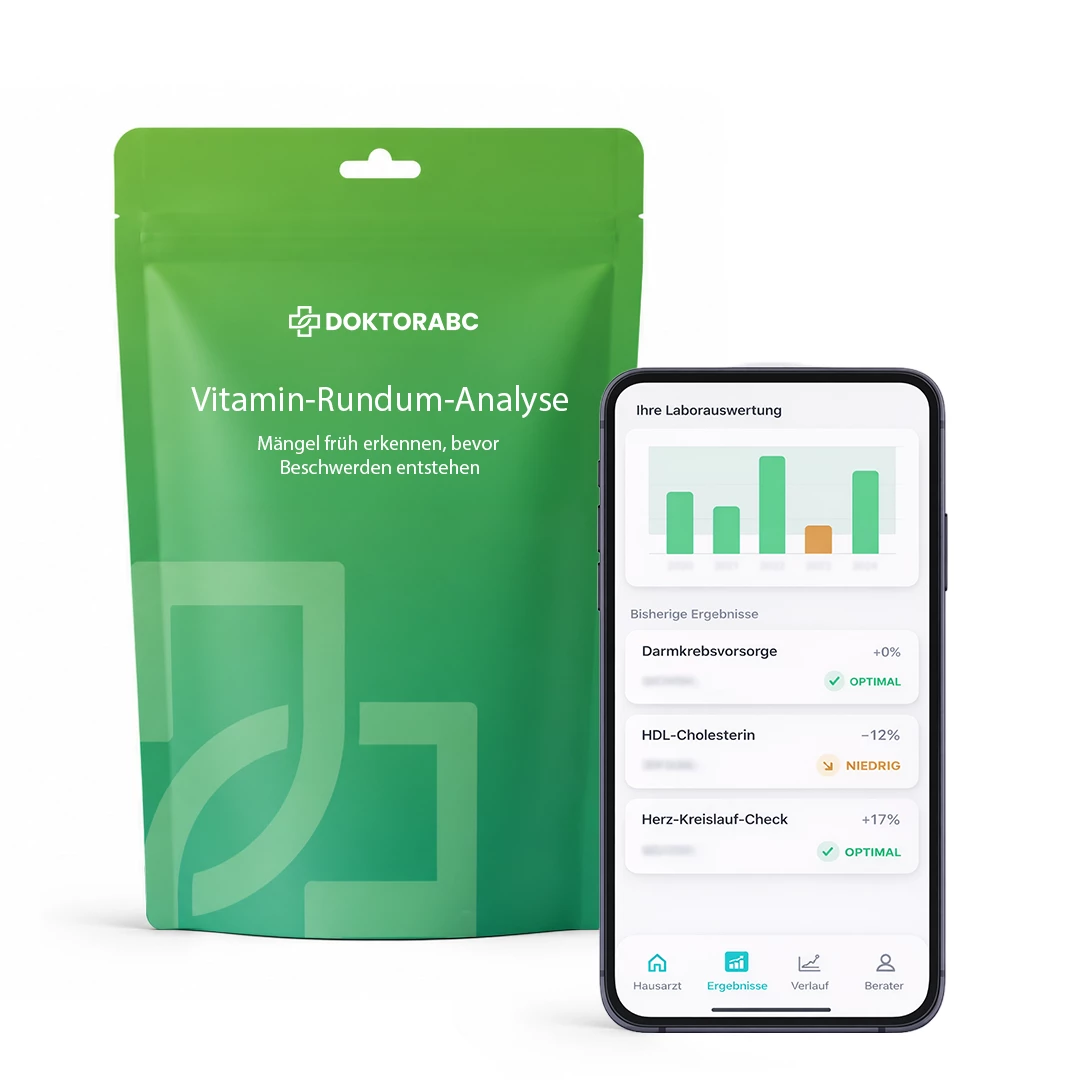 Vitamin Rundum-Analyse für Zuhause