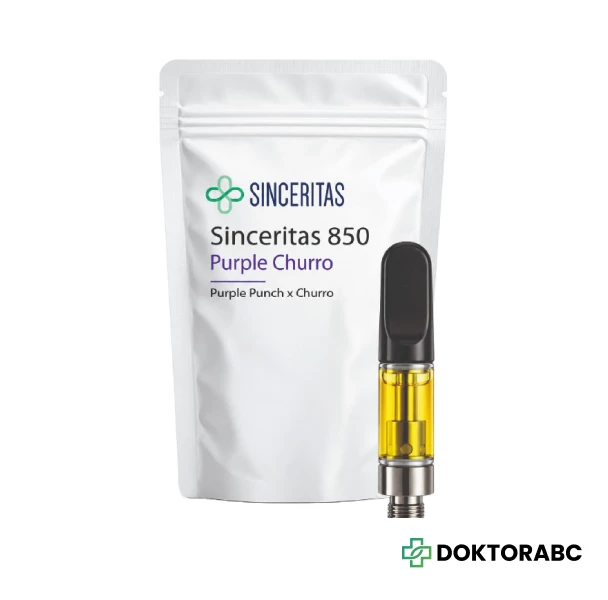 Sinceritas THC Vape Purple Churro 0,5 g (+1 Akkukomponente gratis pro Bestellung)