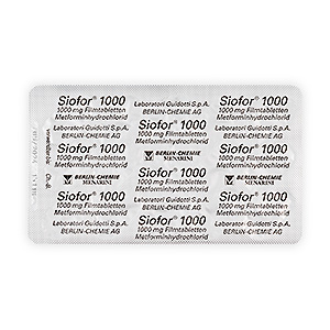 Siofor-blisterstreifen