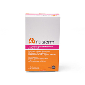 flutiform 125mcg packung vorderansicht
