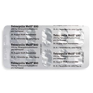 Tetracyclin-Wolff-250mg-blisterstreifen