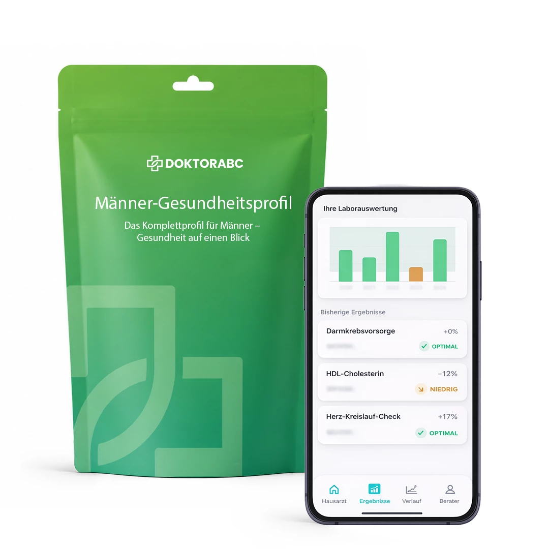Männer-Gesundheitsprofil Labortest für Zuhause