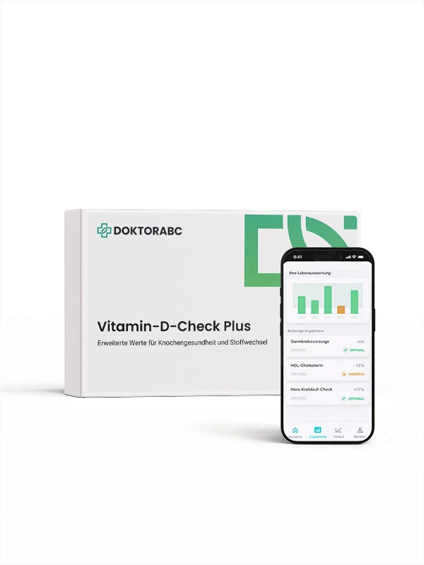 Vitamin-D-Check Plus Labortest für Zuhause