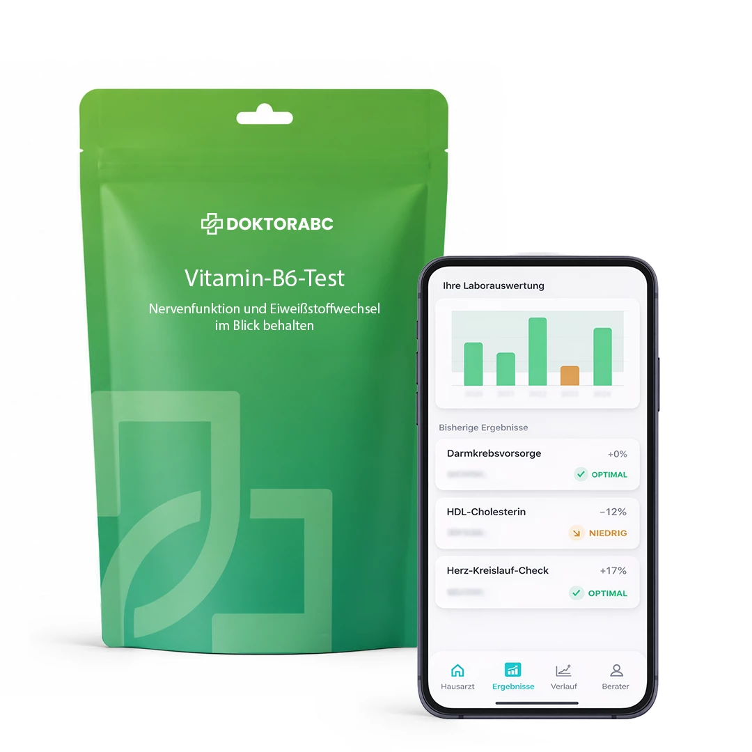 Vitamin-B6-Test Labortest für Zuhause