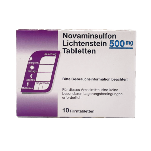 Novaminsulfon Lichtenstein 500 mg von Zentiva Pharma GmbH