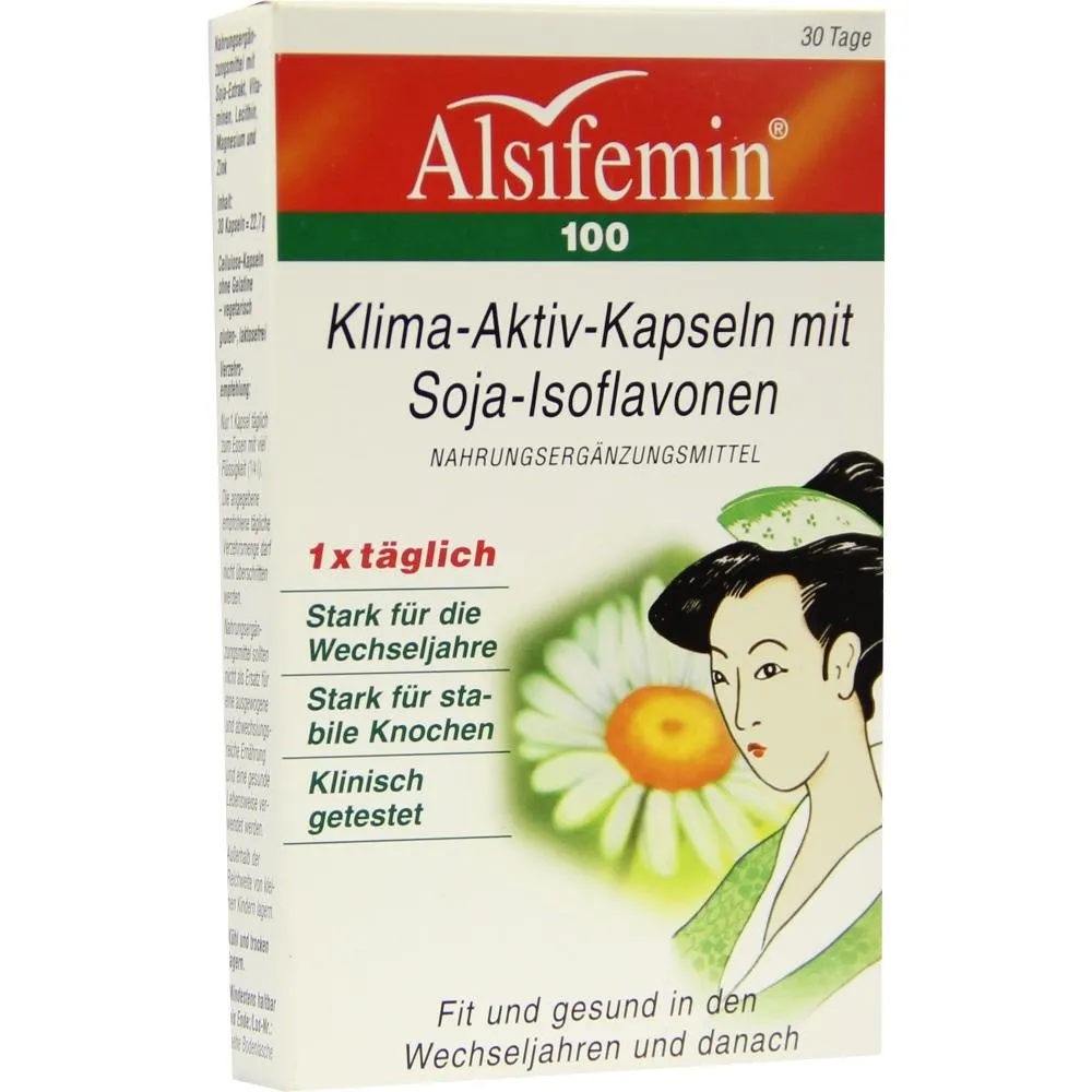 ALSIFEMIN 100 Klima-Aktiv m.Soja 1x1 Kapseln