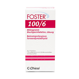 Foster Spray 100 mcg / 6 mcg 1 Spray (120 Dosis)