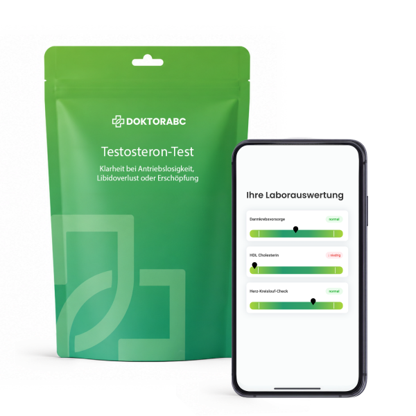 Testosteron Labortest für Zuhause