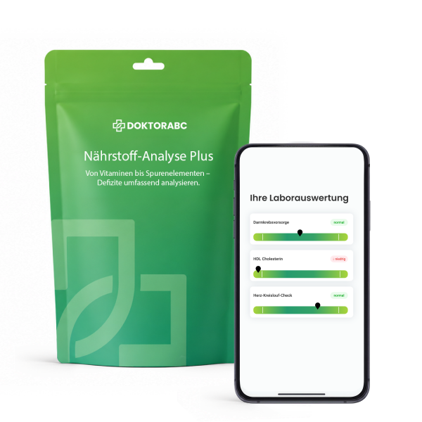 Nährstoff-Analyse Plus Labortest für Zuhause