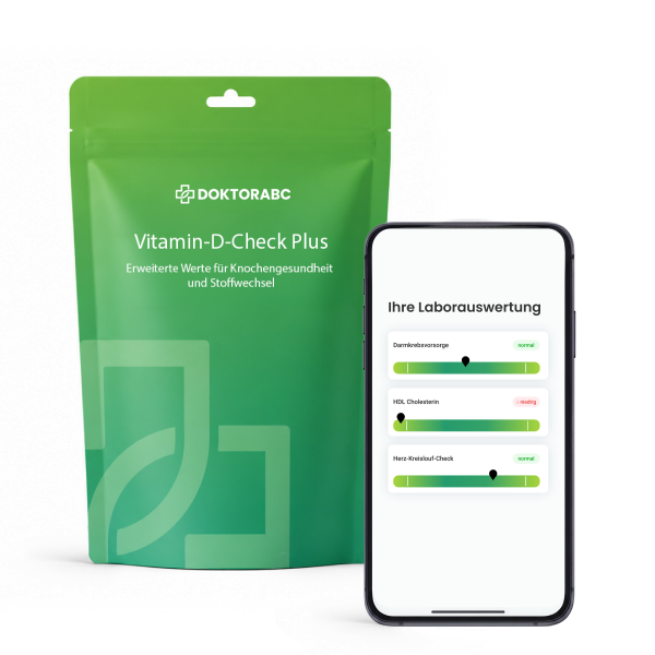 Vitamin-D-Check Plus Labortest für Zuhause